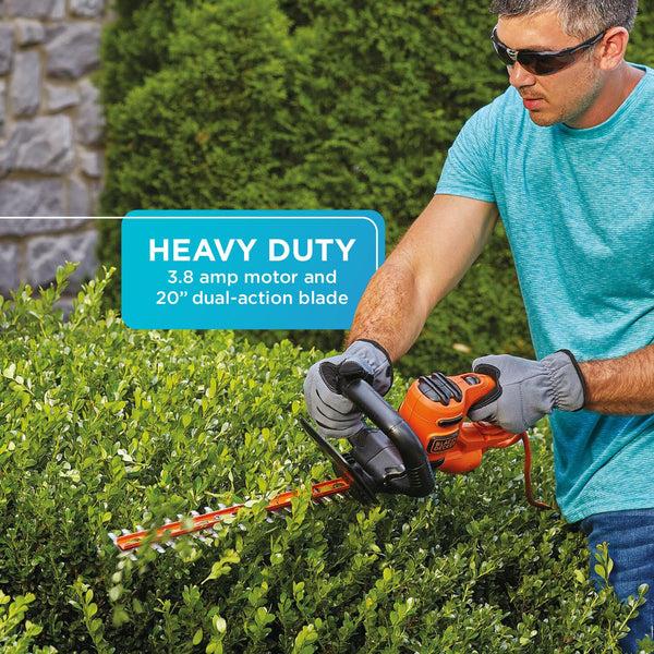 Black Decker Hedge Trimmer With Saw 20-Inch Corded