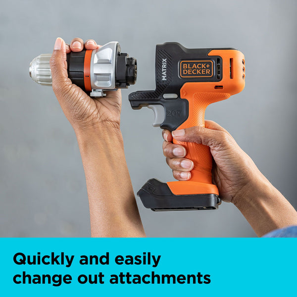 Black Decker MATRIX™ 20V MAX* 7 Kit In Storage