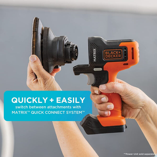 Black Decker MATRIX™ Detail Sander Attachment