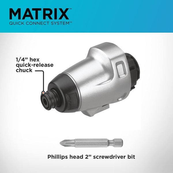 Black Decker MATRIX™ Impact Driver Attachment