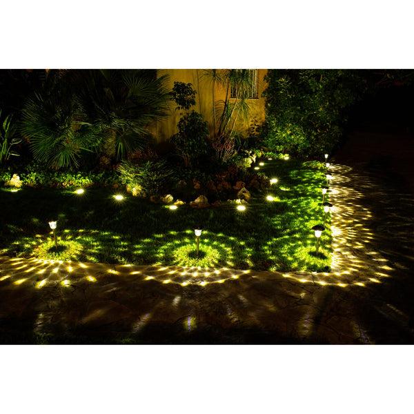 Black Decker Outdoor Solar Disk Light - 8 Pack