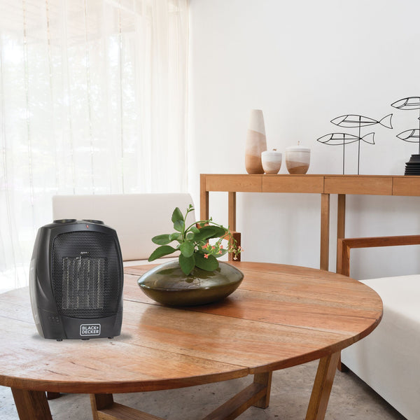 Black Decker Personal Desktop Heater (Black)