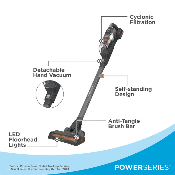Black Decker POWERSERIES+™ 20V MAX* Stick Vacuum