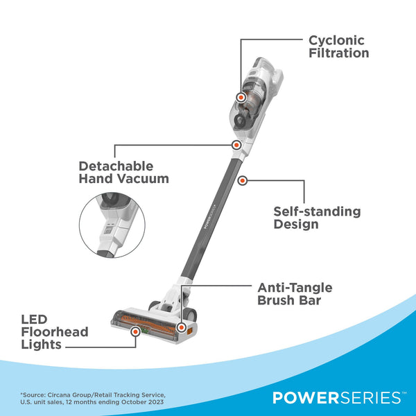 Black Decker POWERSERIES+™ Cordless Stick Vacuum