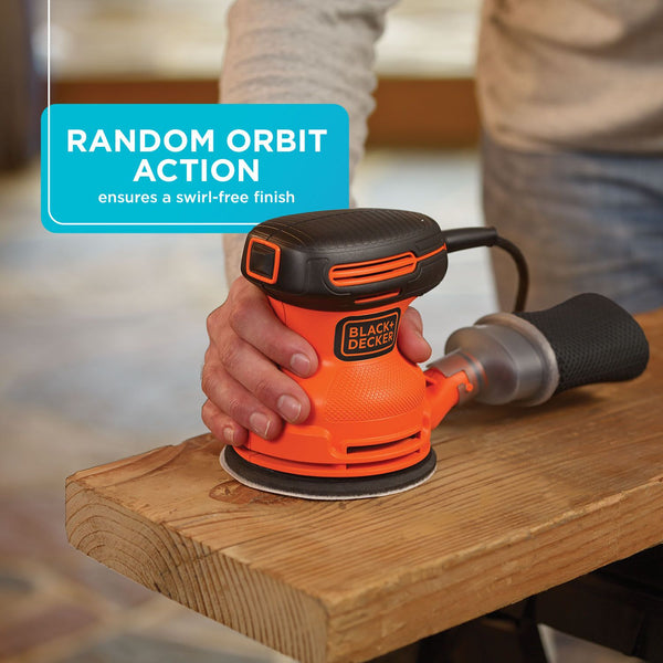 Black Decker Random Orbit Sander 5-Inch