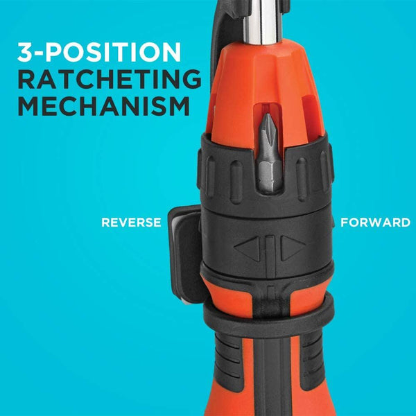 Black Decker Ratcheting Screwdriver 10 Bit