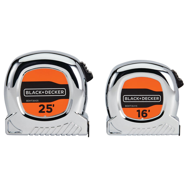 black decker Tape Measure Bundle 25-Foot & 16-Foot