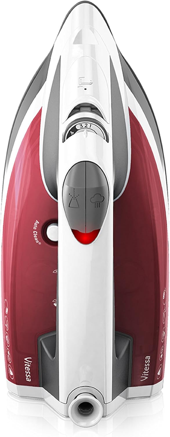 Black Decker Textile Iron; Standard; Red