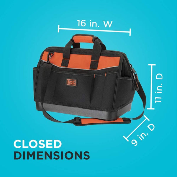 Black Decker Tool Bag 16-Inch