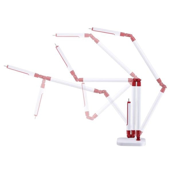 Black Decker Ultra Reach Led Desk Lamp White/Red