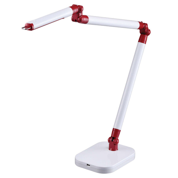 black decker Ultra Reach Led Desk Lamp White/Red