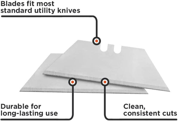 Black Decker Utility Knife Blades 100 Pack