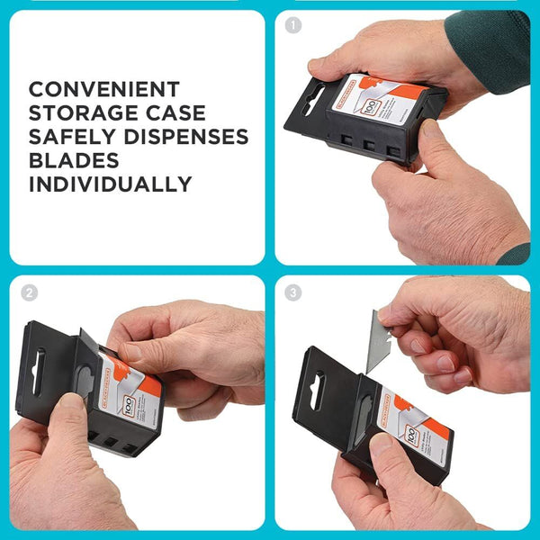 Black Decker Utility Knife Blades 100 Pack