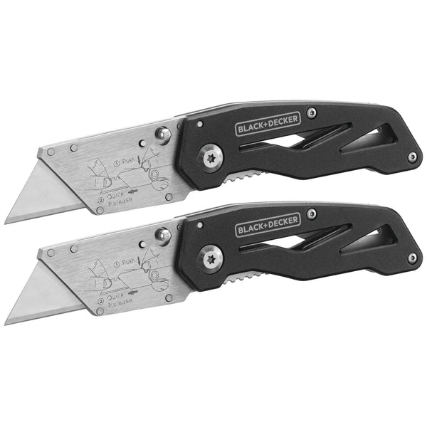 black decker Utility Knife Folding 2 Pack