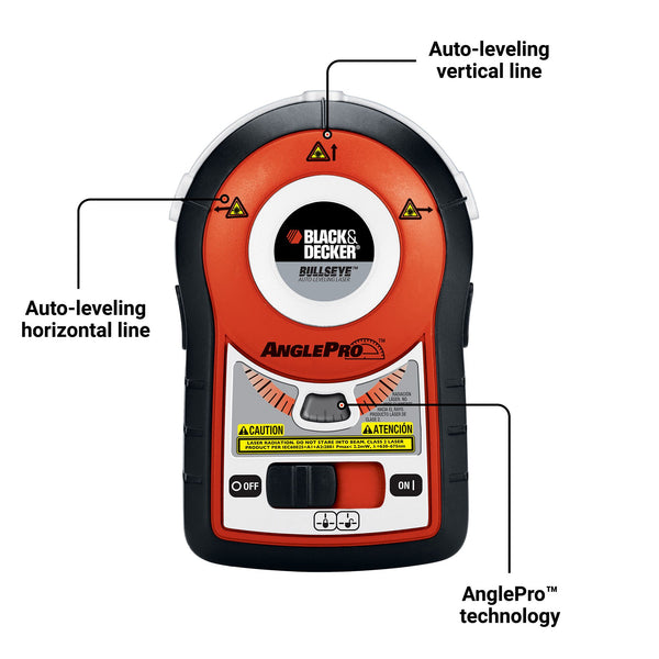 Black Decker Bulls Eye Auto-Leveling Laser With AnglePro