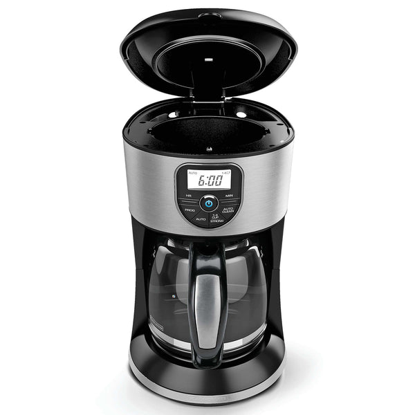 Black Decker Coffeemaker 12-Cup Programmable Coffee Maker; Silver; Black/Stainless Steel