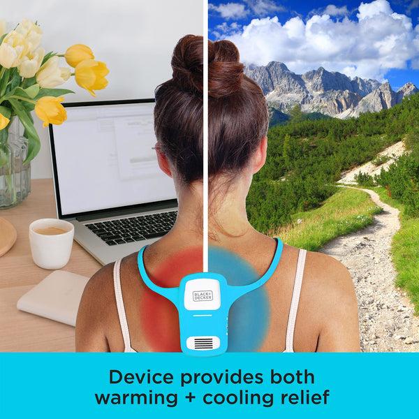 Black Decker Comfortpak Wearable Cooling And Heating Device Breeze Blue