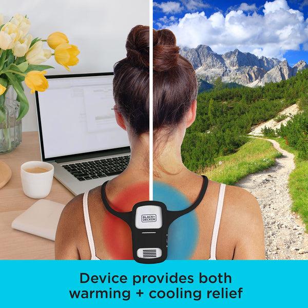 Black Decker Comfortpak Wearable Cooling And Heating Device Obsidian Black