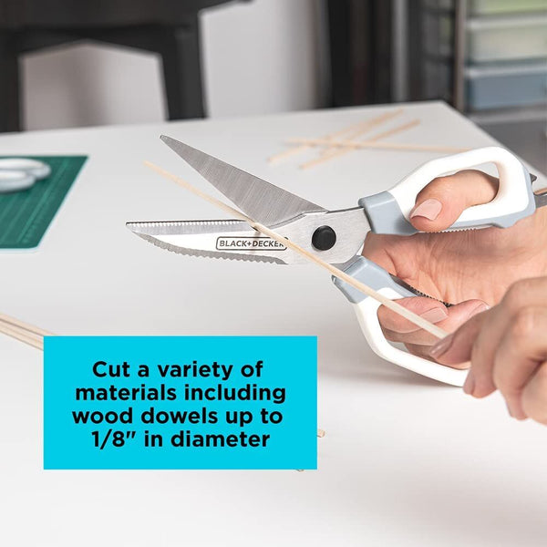 Black Decker Crafting Shears Scissors With Stainless Steel Blades