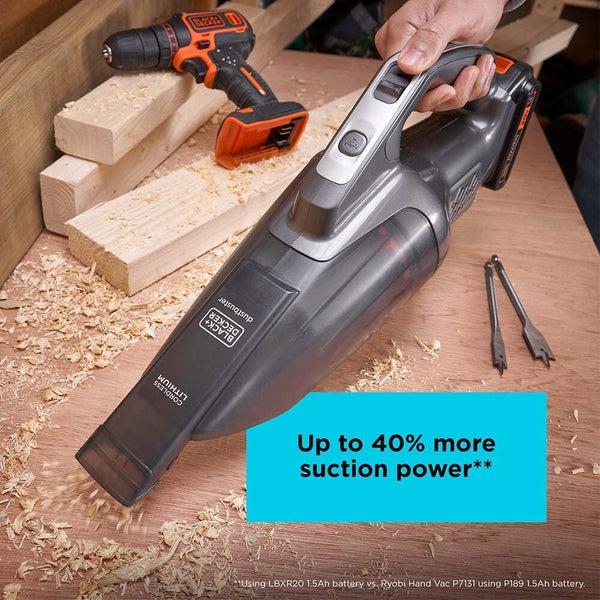 Black Decker Dustbuster® 20V MAX* POWERCONNECT™ Cordless Handheld Vacuum (Tool Only)