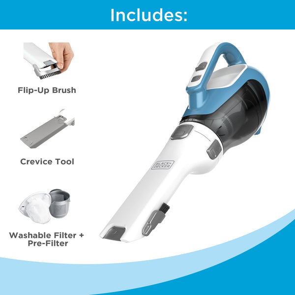 Black Decker Dustbuster® AdvancedClean™ Cordless Handheld Vacuum
