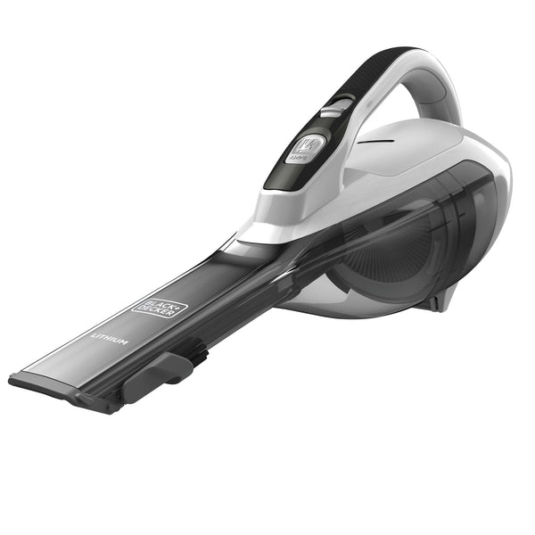 Black Decker Dustbuster® AdvancedClean™ Cordless Handheld Vacuum Powder White