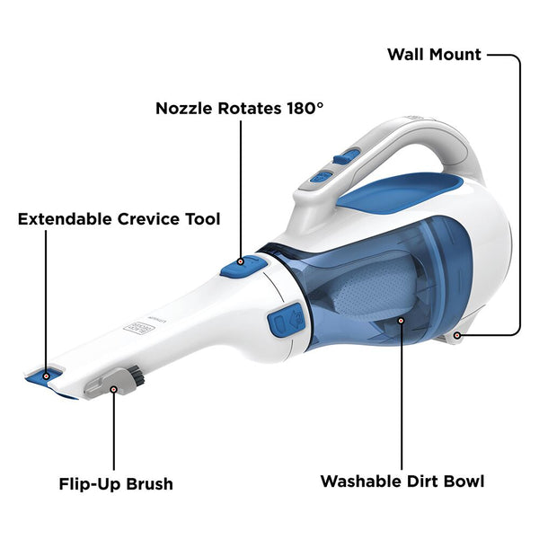 Black Decker Dustbuster® Cordless Hand Vacuum Magic Blue