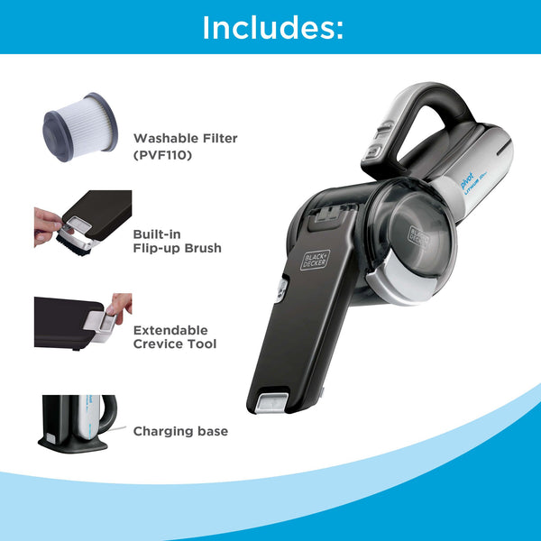 Black Decker Dustbuster® PIVOT VAC™ Cordless Handheld Vacuum For Home & Car