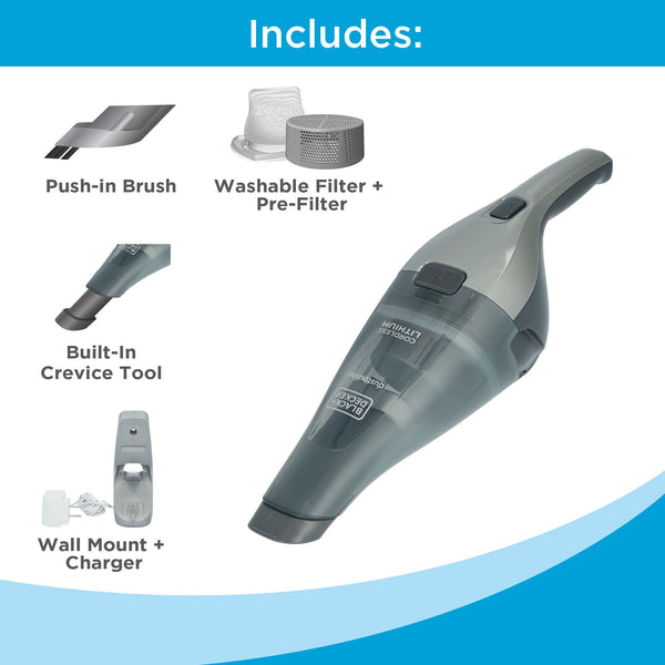 Black Decker Dustbuster® QuickClean™ Cordless Hand Vacuum