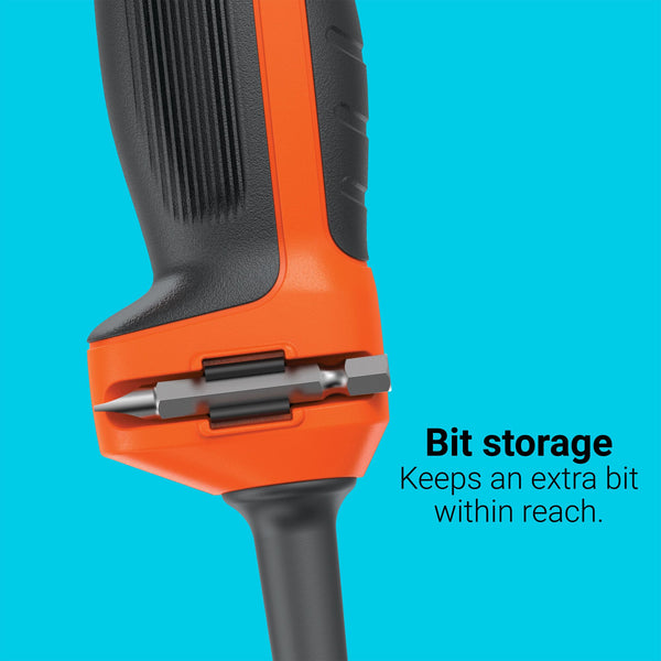 Black Decker Electric Drill Driver Kit 3/8 In. 6.0 Amp Corded