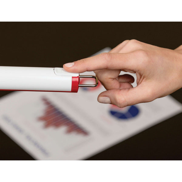 Black Decker Exalt Flash Detachable Head LED Desk Lamp White/Red