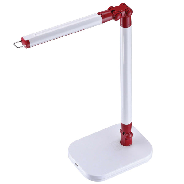 black decker Exalt Flash Detachable Head LED Desk Lamp White/Red