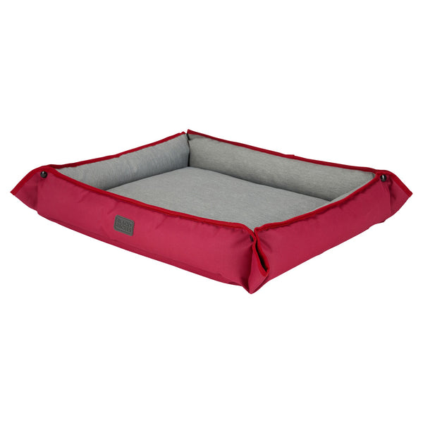Black Decker Four Way Pet Bed For Large Dogs 28X24X3 In Red