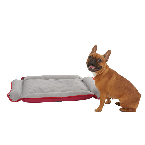 black decker Four Way Pet Bed for Large Dogs 28X24X3 In Red