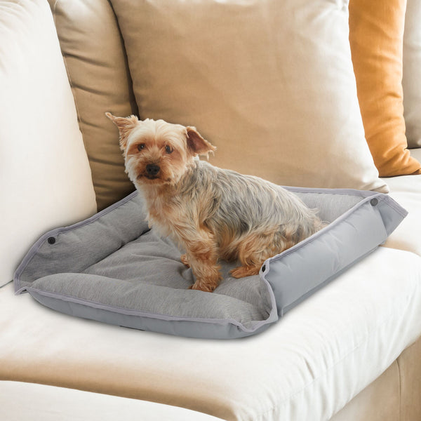 Black Decker Four Way Pet Bed For Medium Dogs 24X20X3 In Grey
