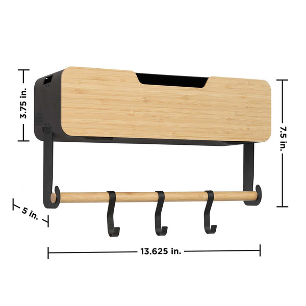 Black Decker Hanging / Magnetic Rack System - Shelf With Door W/Brackets (T)