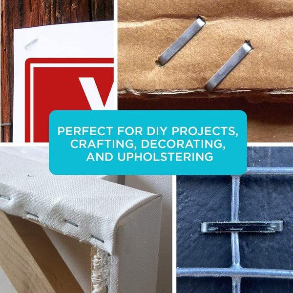 Black Decker Heavy-Duty Stapler Kit With Handle Lock 672 Staples