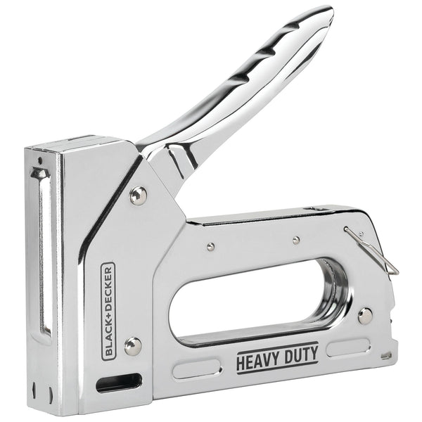 Black Decker Heavy-Duty Stapler Kit With Handle Lock 672 Staples