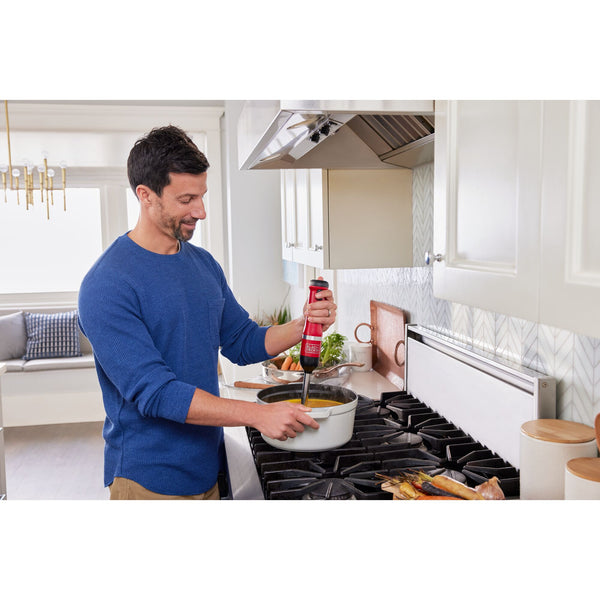 black decker kitchen wand™ Cordless Immersion Blender Red