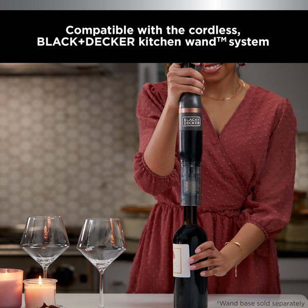Black Decker Kitchen Wand™ Wine Opener Attachment