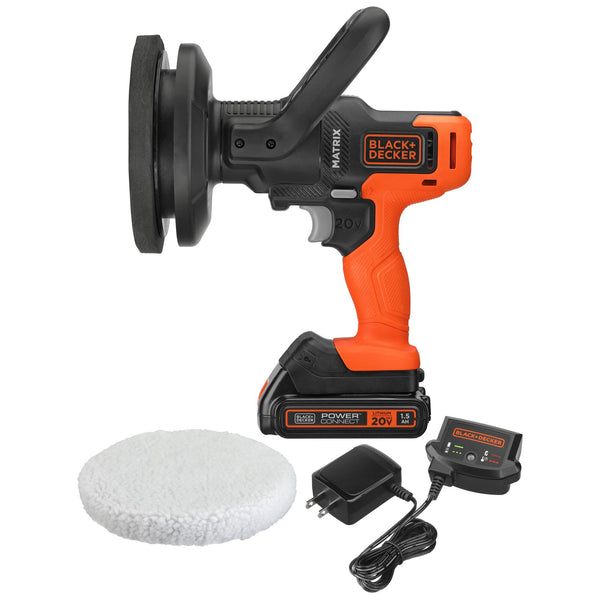 Black Decker MATRIX™ 20V MAX* Buffer Kit With Battery And Charger Included