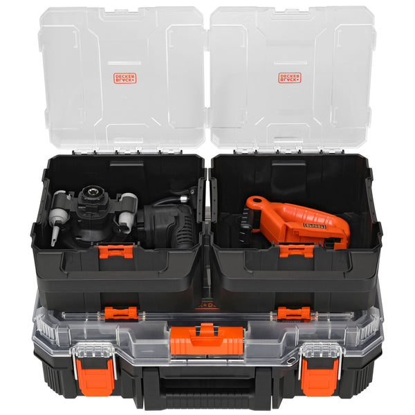 Black Decker MATRIX™ 20V MAX* Power Tool Kit Includes Cordless Drill 8 Attachments And Storage Case