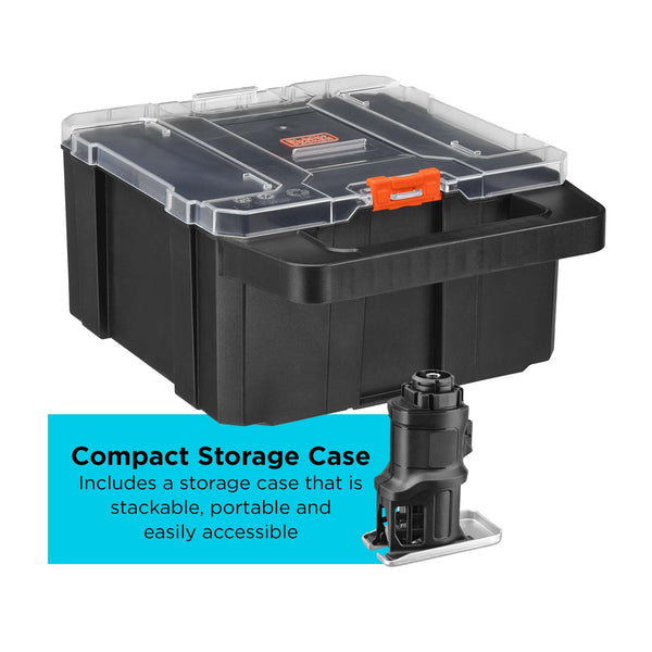 Black Decker MATRIX™ Jig Saw Multi-Tool Attachment With Storage Case