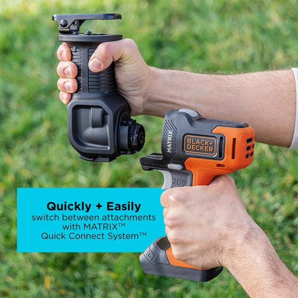 Black Decker MATRIX™ Reciprocating Saw Multi-Tool Attachment With Storage Case