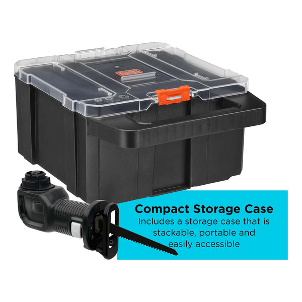 Black Decker MATRIX™ Reciprocating Saw Multi-Tool Attachment With Storage Case