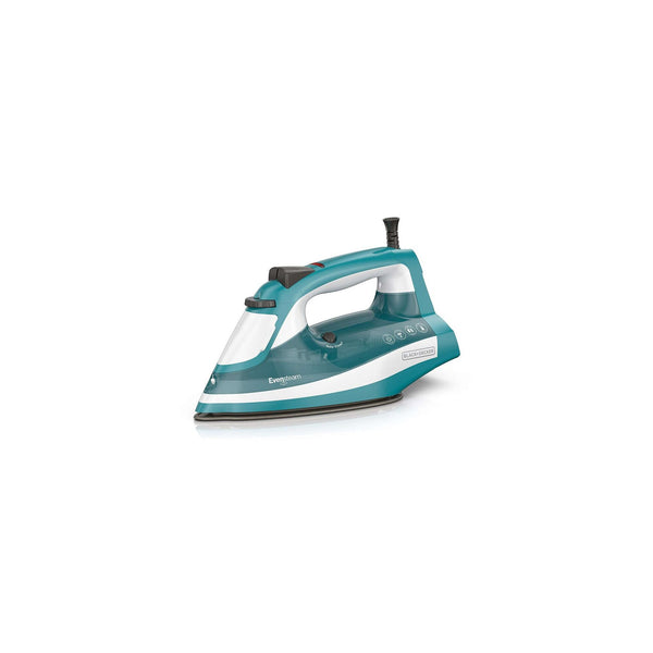 black decker One-Step Garment Steam Iron with Stainless Nonstick Soleplate; One Size; Turquoise