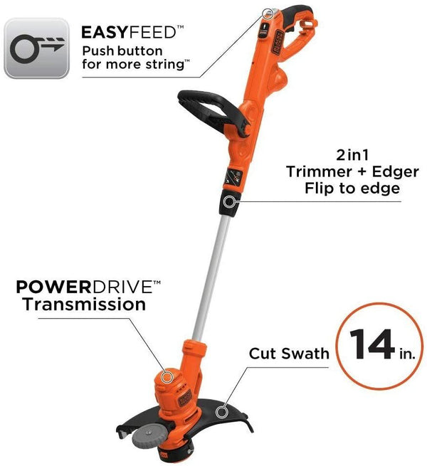 Black Decker POWERCOMMAND™ Electric String Trimmer 14-Inch