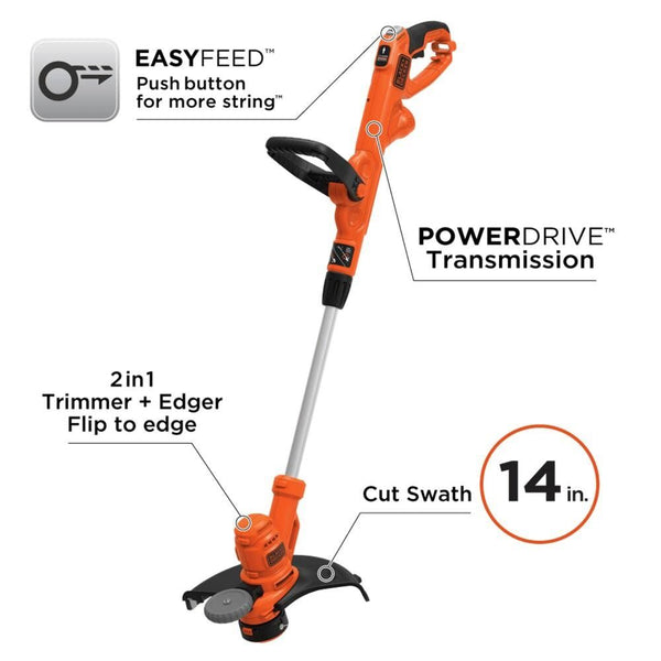 Black Decker POWERCOMMAND™ Electric String Trimmer 14-Inch