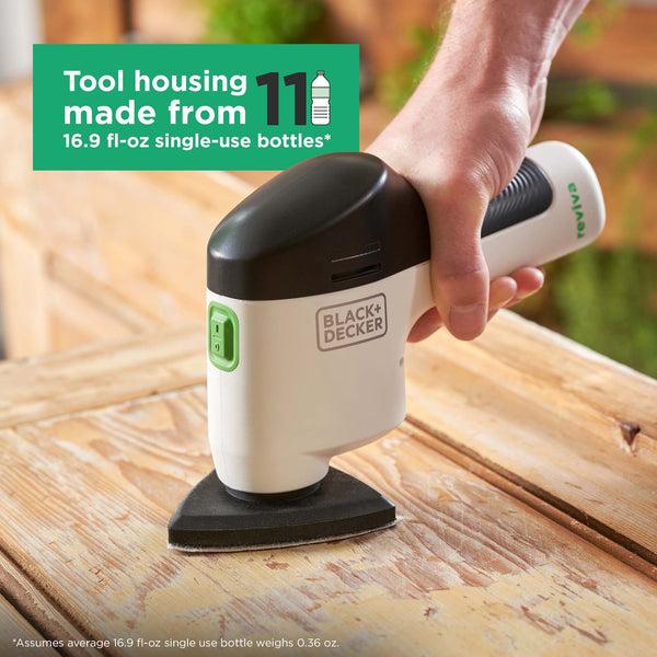 Black Decker Reviva™ 12V MAX* Cordless Detail Sander With Charger