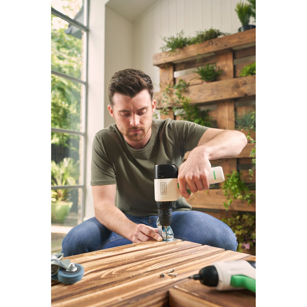 black decker reviva™ 12V MAX* Cordless Drill with Charger and Double-Ended Screwdriver Bit